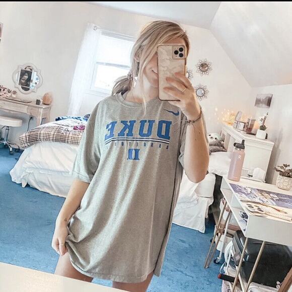 Duke Blue Basketball Men's T-Shirt Nike Tee Boyfriend Cooper Flagg - Picture 1 of 2